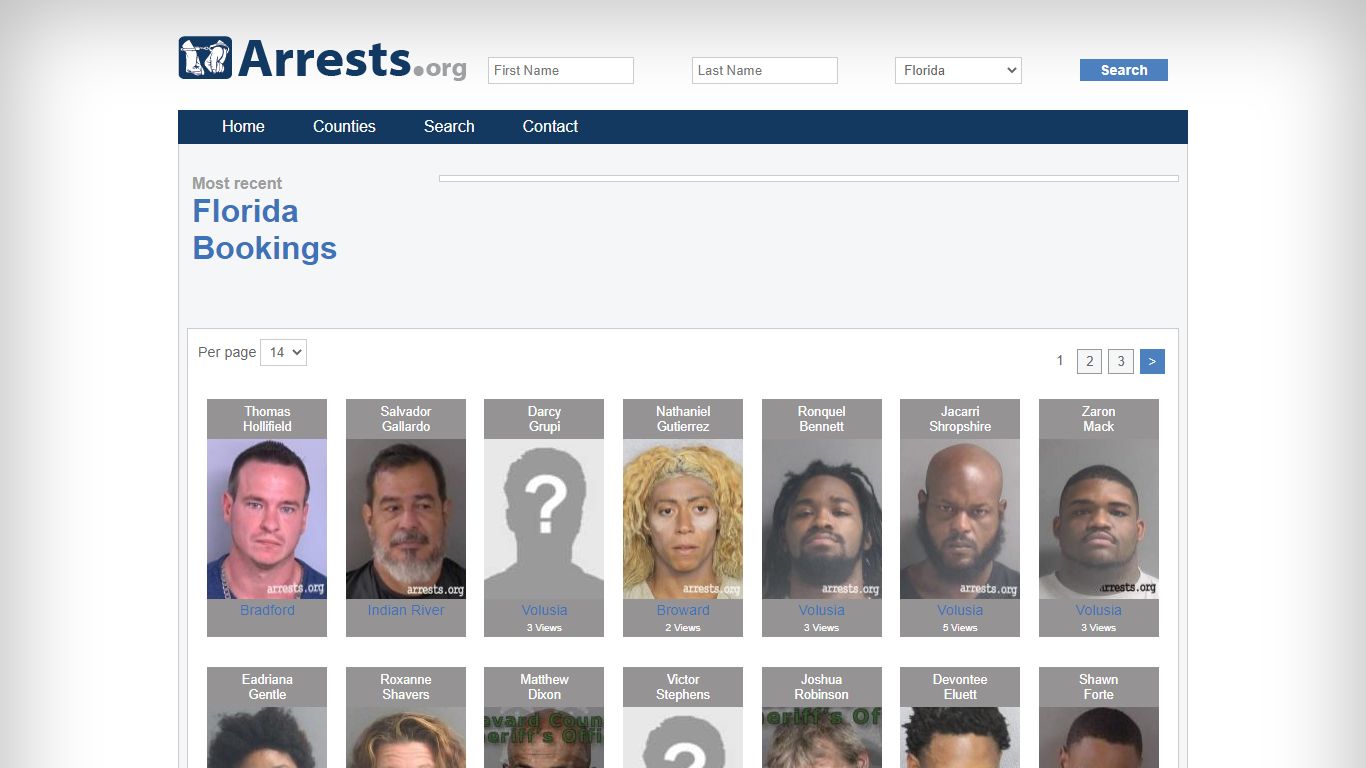 Florida Arrests and Inmate Search